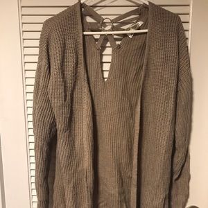 Light brown cardigan